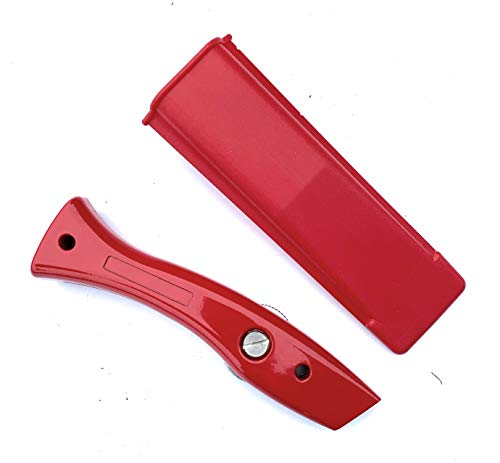 TradeUnderlay Red Delphin coltello per tappeti, accessorio economico, con fondina, senza lame