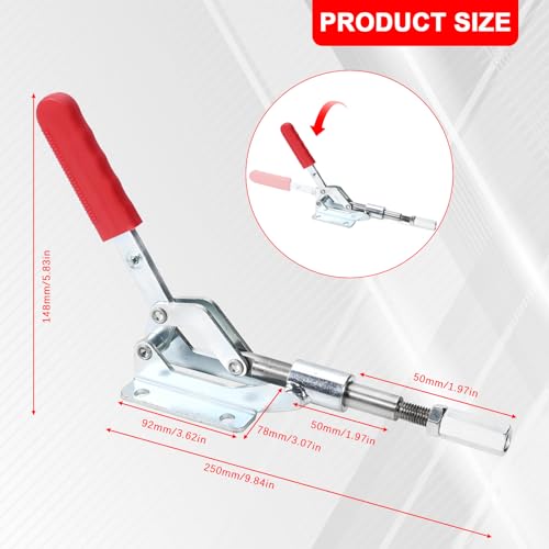 Image of 2-Pack, 303E Push Pull Toggle Clamp, 1,000 lb Holding Capacity