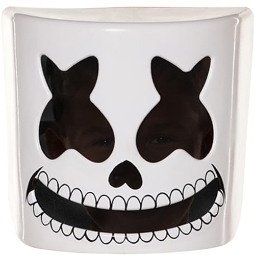 InSpirit Designs Kids Skeleton Marshmello Half Mask | Officially licensed | Marshmello Helmet | Skeleton Mask