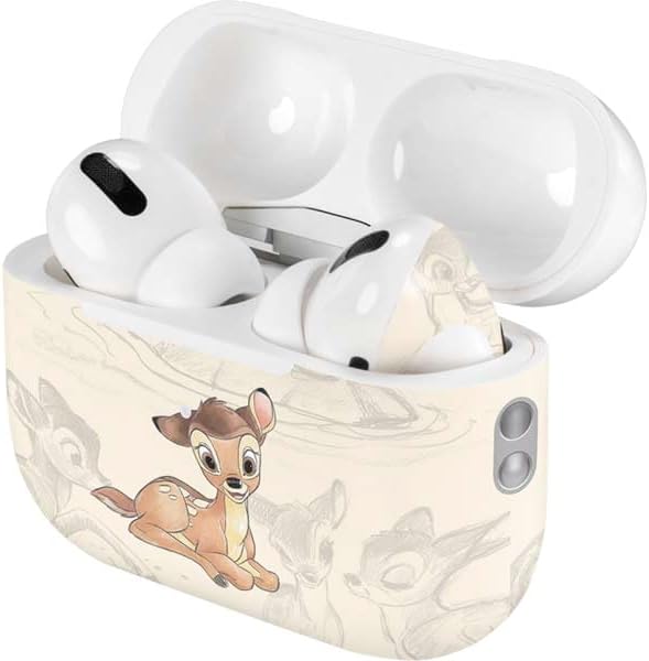 Miniatura 4 de Skinit Decal Audio Skin Compatible with AirPods Pro 2nd Gen - Officially Licensed Disney Bambi Sketched Portrait Design