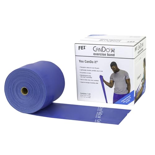 CanDo bande exercice bleu distributeur 50 verges