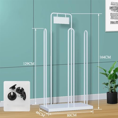Présentoir à taies d'oreiller mobile structure métallique robuste