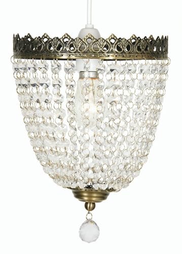 Suspension Oaks Lighting Ekon en laiton pour remplacer un éclairage trop agressif