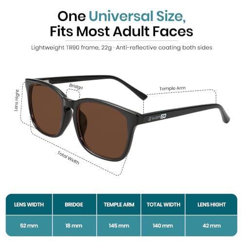 Image of Sleep ZM Blue Light Blocking & Light Sensitivity Glasses - 14 Lens Types for Comfort, Relaxation, Sleep & Relief