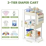 Rolling Diaper Caddy Organizer