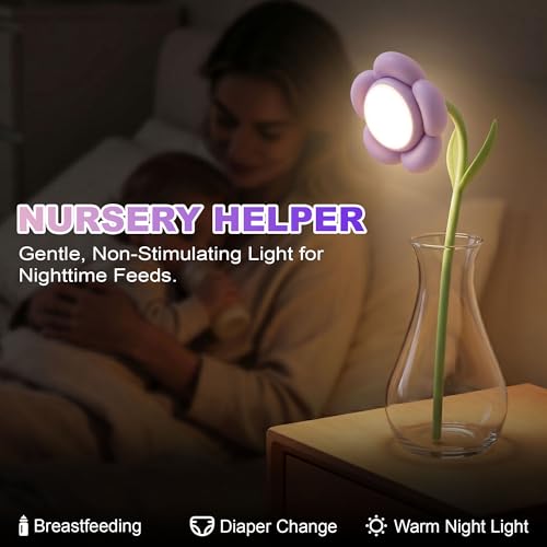 Lámpara de noche para cuna infantil con luz ajustable miniatura 5