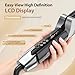 Quico Air Straightener, Ionic Wet to Dry Hair Straightener with High-Speed Airflow, 5 Temps & Dual Voltage 2-in-1 Flat Iron and Hair Blow Dryer Straightener, No Heat Damage, No Hot Plates, Black Grey