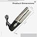 Deskium Handheld Paper Shredder A6, Portable Mini USB Electric Shredder, 6Mm Strip-Cut, One-Button Operation, Battery Powered, Compact for Home Office Travel