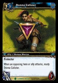World of Warcraft TCG - Donna Calister (HoA-181) - Heroes of Azeroth
