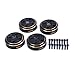 RCAWD 4X Brass Front/Rear Portal Weights 74g for 1/24 FMS Fcx24 Eazyrc ROC Hobby Brass Weight Upgrades Black