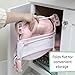 Ingenuity Foldaway 2-Position Bather, 2-Position Adjustable Support Baby Bath seat for Sink or Bathtub, Ages 0-6 Months, up to 20 pounds, Pink