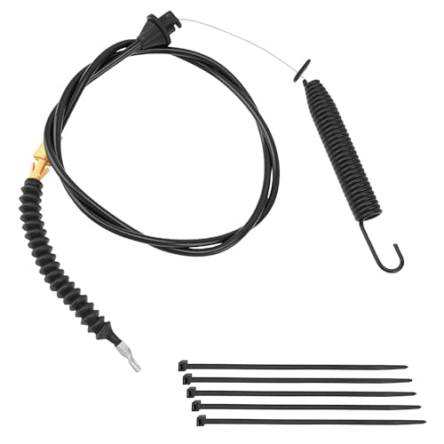 Image of 946-04618C Deck Engagement Cable for MTD 1040 1045 LTX1040 LTX1042 LTX1045 LTX1046 LTX1050H Troy Bilt TB2246 Lawn Mower