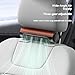 WYYHAA Car Seat Cooling Fan, Portable Electric Headrest Cooling Fan with Elastic Belt 3 Wind Speeds, Bladeless Design, Adjustable Direction for All Cars,A