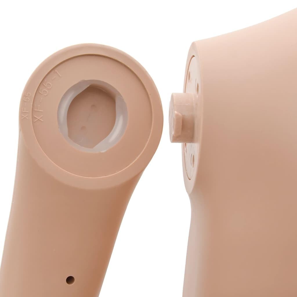 vidaXL Mannequin Femme 175 cm, Corps Complet Rotatif 360°, Idéal pour Présenter des Vêtements ou Vitrine de Magasin, Beige