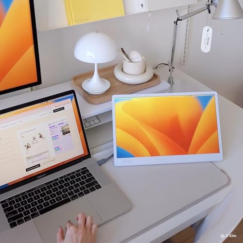 Image of SOTSU SleekView 15.6 inch Portable Monitor | 300 Nits | 1920x1080 | USB-C | 100% sRGB | 60Hz | 6W | HDMI | Lightweight | Gaming | Laptop /Smartphone | Travel | Sleek & Stylish Design | FHD