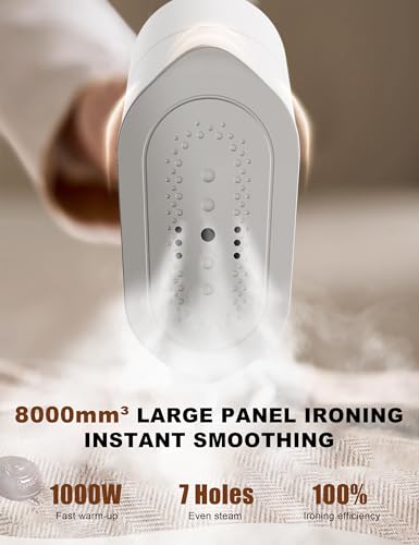 Kopbeau KW-GT02 Steamer For Clothes,2-In-1 Clothes Steamer & Iron For Wrinkles Remover,Ntc Precision Ironing Protects Clothes,14 Min Of Continuous Steam,1000W Travel Steamer thumb #1