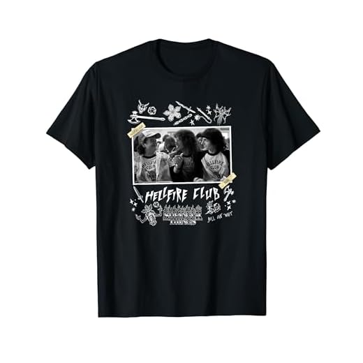 Stranger Things 4 Hellfire Club Yearbook Group Photo Camiseta