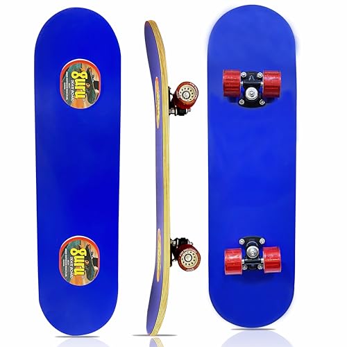 Image of GURU Skateboard, Wooden Non-Slip Skateboard for Kids, Adult, Casterboard /Skate Board /Hoverboard /Longboard for Beginners, Learners, Training Purpose for All Age Group