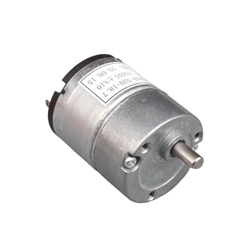 FXPCGZISH 33GB-520 DC Geared Electronic Starter DC 6-12V Reduction Electronic Starter All Metal Gear Carbon Brush &Negative Electronic Starter 170-350 RPM Shaft Dia: 5mm
