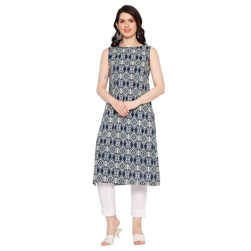 Image of PATLANI Women's Crepe Full Stitched Kurti.