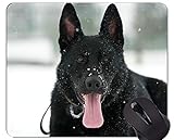 5. respaldo no deslizante; YENDOSTEEN Perro Pastor Alemán Pastor Naturaleza Animal Alfombrilla de ratón, Perro Base de Goma Antideslizante Alfombrilla de ratón