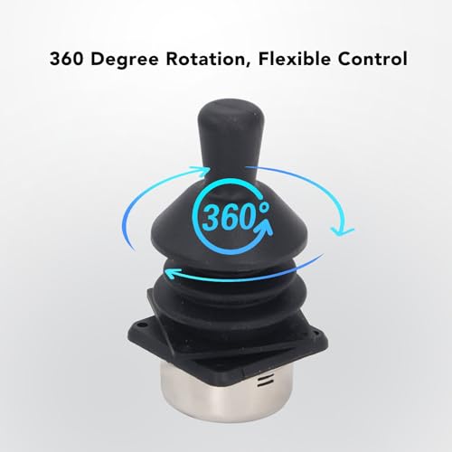 Spacnana Elektrischer Rollstuhl Joystick 360 Grad Rotationssteuerung Gebürsteter Bürstenloser Motorantrieb DC 5V für ältere und Behinderte Benutzer [video game]