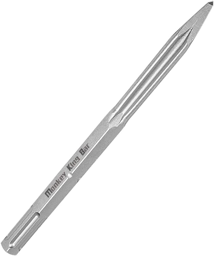 Monkey King BarPointed Chisel 360MM for Hilti TE805 TE905 TE1000 TE1500 TE2000 Demolition Breaker,Used for Conecrete,Bricks,Masonry,Granite,Compatible