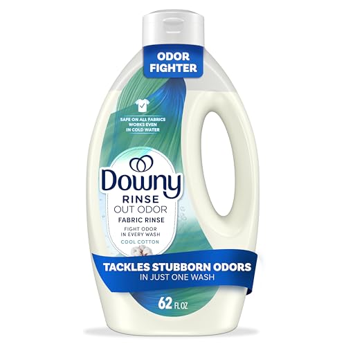 Downy Rinse Laundry Odor Remover, Cool Cotton Scent, 62 fl oz,...