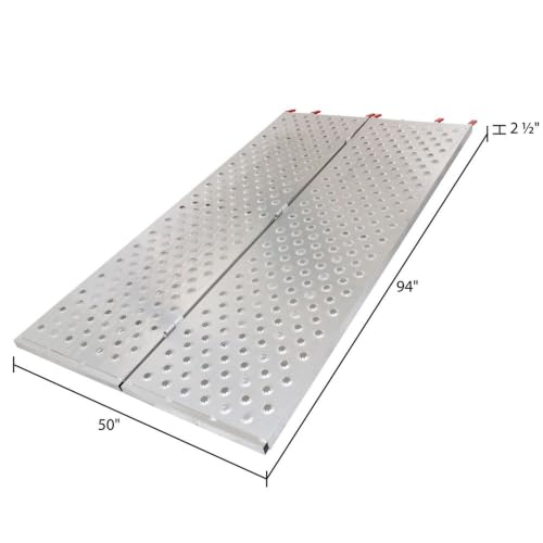 Image of ATV Ramp for Pickup Truck, 7'10 inch x 50 inch, 1,500 lb, Black Widow