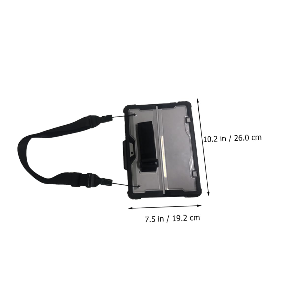 NUOBESTY Copertura Protettiva per Tablet Trasparente con Cinghia per Pro Resistente Urti e Facile Trasportare Design per Stilo e Accessori