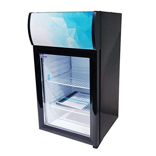 Omcan 44528 16-INCH COUNTERTOP DISPLAY REFRIGERATOR WITH 40 L CAPACITY | Fridge.com