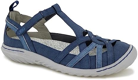 JBU by Jambu Women's Dove Mary Jane Flat, Navy/Denim, 10 | Image 2