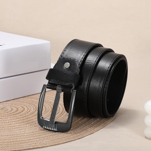 Mens leather Belt with Adjustable Buckle Waist Golf Belt for Men Casual Jeans Business Work Dress4