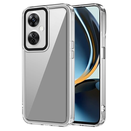Amazon Basics Back Case Cover for OnePlus Nord CE 3 Lite 5G (TPU + PC_Transparent)