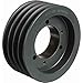 Browning 58V1250F Q-D Sheave, Cast Iron, 5 Groove, 8V Belt, Uses F Bushing