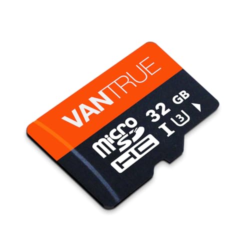 Image of Vantrue 32GB microSDHC UHS-I U3 Memory Card with Adapter for Dash Cams