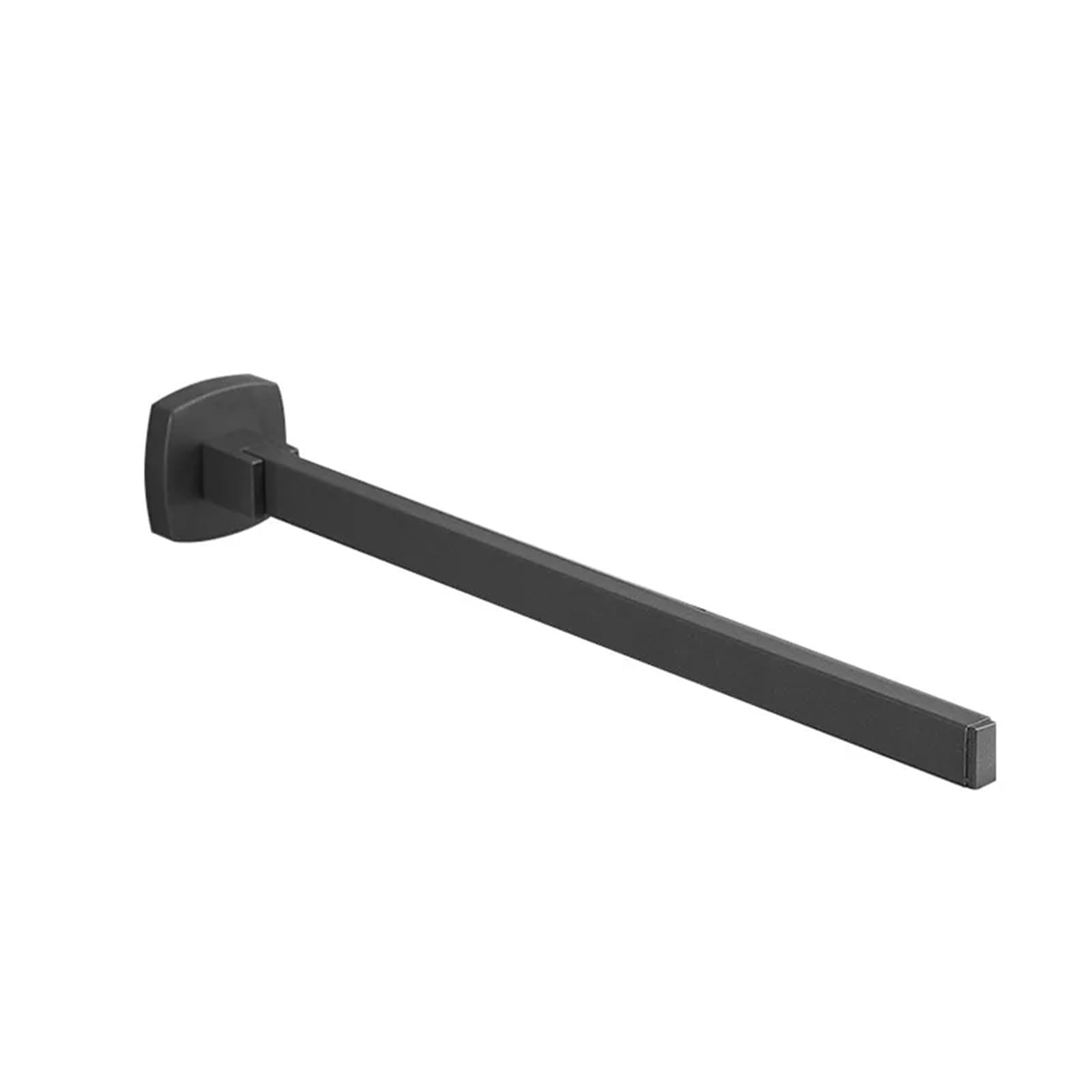 Stainless Steel Swivel Towel Bar Movable Single Rails Gray Chrome Rotation Bathroom Accessories Punch/No Punch For DIY Tools(Gray (Punch))