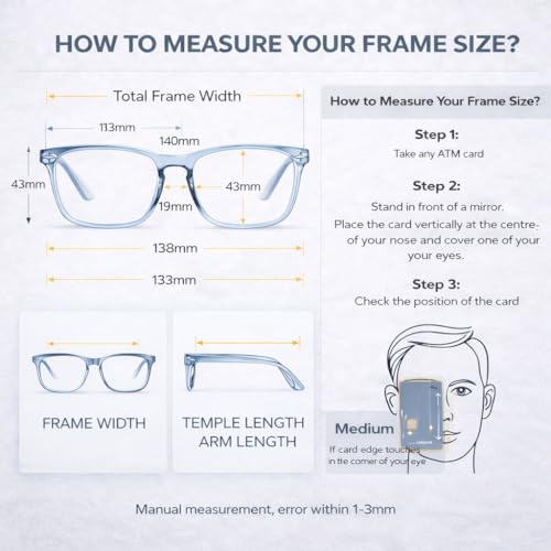 Image of Dervin Blue Light Blocking Glasses Gaming Filter Transparent Square Eyeglasses for Eye Protection Men Women, Computer /Tablet /Laptop /Mobile /TV, Anti-blue & Anti eyestrain