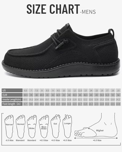 Image of 1TAZERO Men Slip On Shoes Loafer with Arch Support Insoles,Men Casual Shoes for Plantar Fasciitis