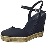 Tommy Hilfiger Basic Closed Toe High Wedge, Sandalias con Pu