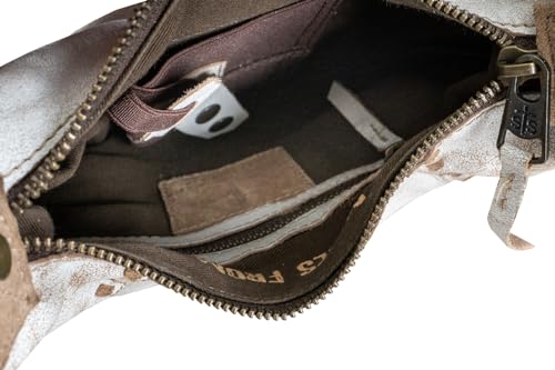 STS Ranchwear Womens Cremello Nellie Fringe White/Tan Leather Handbag Bag4