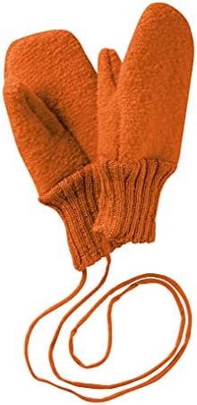 Disana Guantes para caminar con cordón de punto, 100% lana merino...