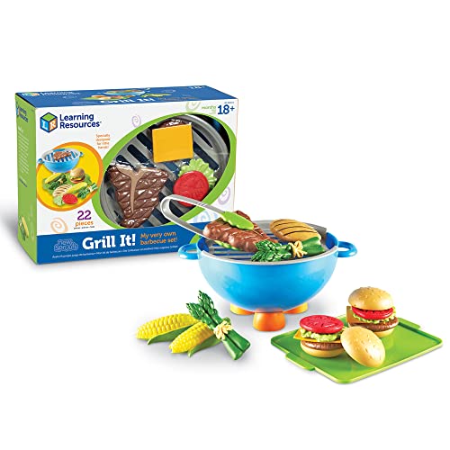 Image of Learning Resources New Sprouts Grill It!, Play Food, Ages 18 mos+