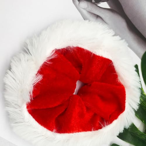 Healeved Christmas Hair Bands 3Pcs Sequin Hair Ties Elastic Ponytail Holders for Women Girls Holiday Accessories - Image 4