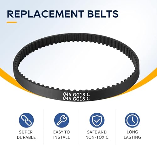 Image of Lower Hose and Replacement Belts for Shark Rocket Vacuum Cleaner Models HV300, HV302, HV320, HV321, 1+2 Pack