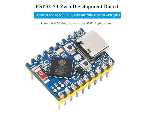 3PCS ESP32-S3 Mini Development Board with Pre-Soldered Header, Based on ESP32-S3FH4R2 Processor, 240MHz Running Frequency, Support 2.4GHz Wi-Fi & Bluetooth 5, Onboard 4MB Flash Memory - Image 2