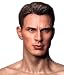HiPlay 1/6 Scale Male Figure Head Sculpt, Handsome Men Tough Guy , Doll Head for 12" Action Figure Phicen HT Verycool DH011