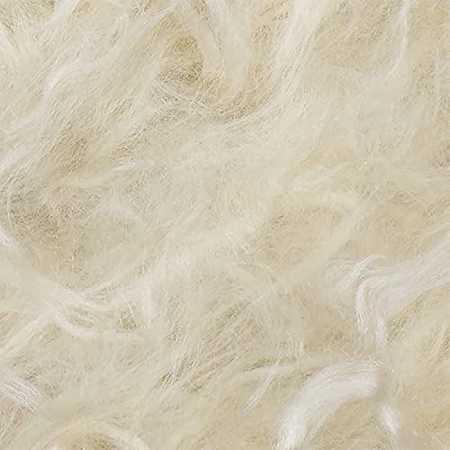Image of M.G Enterprise Merino Felting Wool Roving Skin 40 gm Each. Best Used with Felt Needles, Needle Felting Pad,Wet Felting, Good for Felted Characters Making, Blending and Weaving.