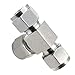 Goldpea Stainless Steel 304 Compression Tee Tube Fitting 3/8