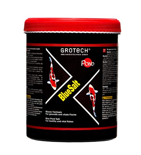 Grotech BlueSalt Pond 1000g - Blaues Teichsalz - Für gesunde und Vitale Fische